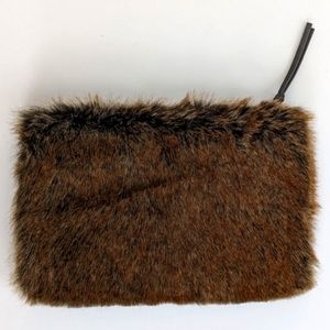 Restoration Hardware RH Luxe Faux Fur Laptop Case NWOT